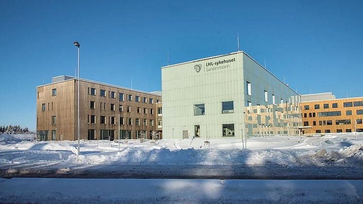 LHL-sykehuset, Gardermoen. Foto: Trond Joelson, Byggeindustrien