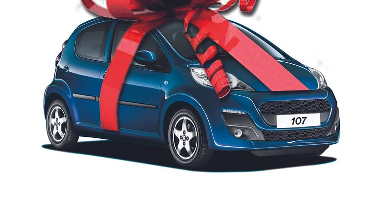 Før-julegave fra Peugeot:                 107 5-dørs til kun 79.990 kr.