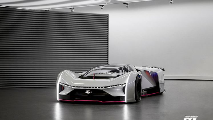 E-sportsholdet Fordzillas virtuelle racerbil bliver til vaskeægte prototype