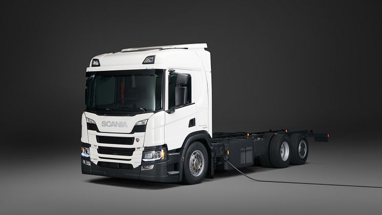 Der neue Plug-in-Hybrid von Scania hat eine Elektro-Reichweite von bis zu 60 Kilometer.