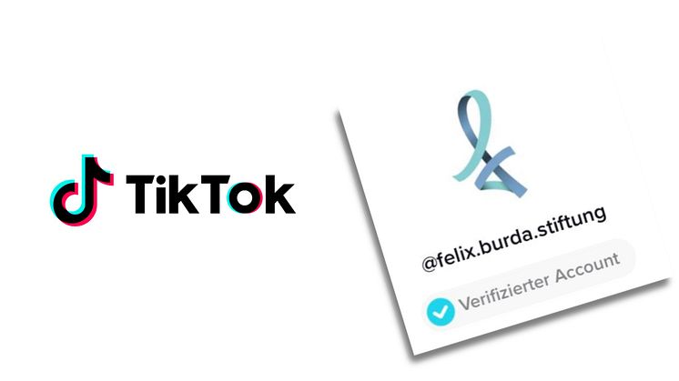 Seit heute verifiziert: Der TikTok-Kanal der Felix Burda Stiftung