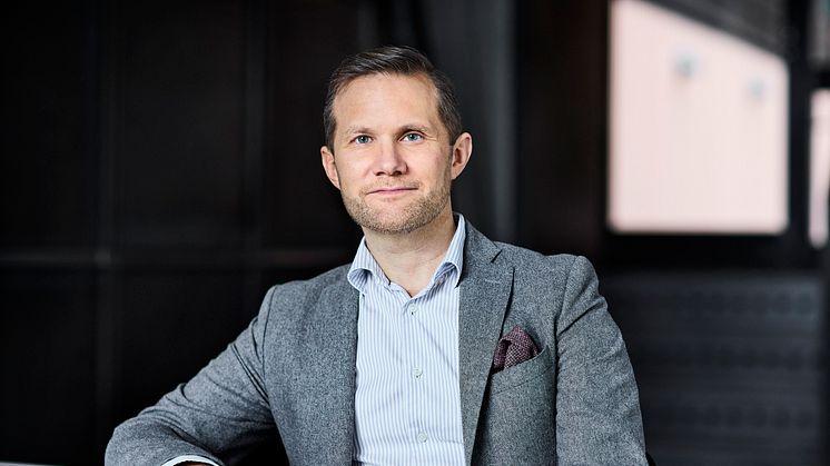 Niklas Jalkner, ny vd för Toyota Material Handling Sweden sedan 1 april 2023.