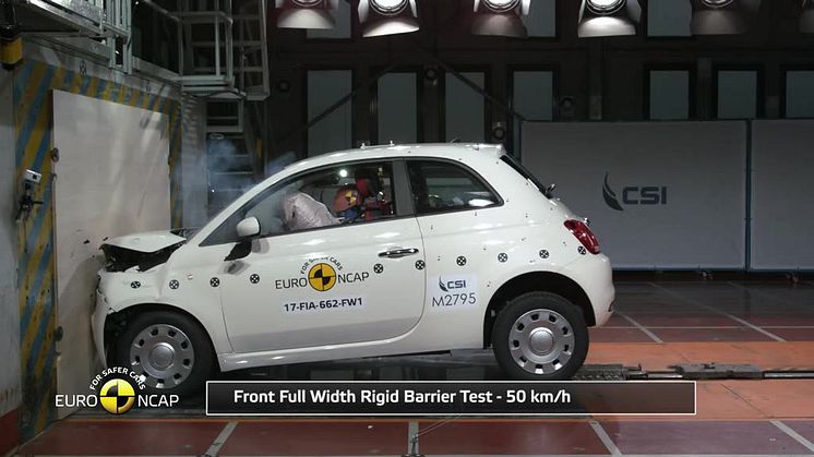 Fiat 500 Euro NCAP Crash Tests 2017