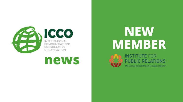 The Institute for PR (IPR) is the newest direct association member of the ICCO