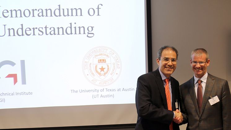 University of Texas Austin og NGI inngår samarbeidsavtale