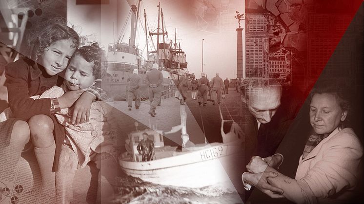 Flykten över Öresund till Helsingborg räddade tusentals danska judar undan nazisternas förföljelser. Bildcollage: Forum för levande historia