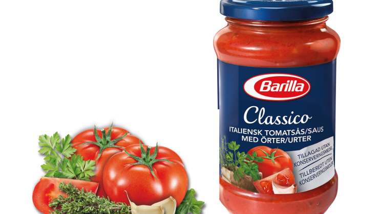 Barilla Classico, en klassisk favoritsås med traditionella italienska smaker!