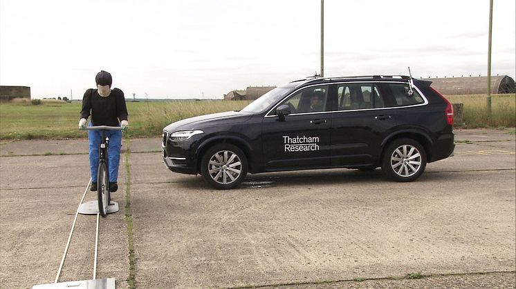 AEB 'cyclist' testing with the Volvo XC90