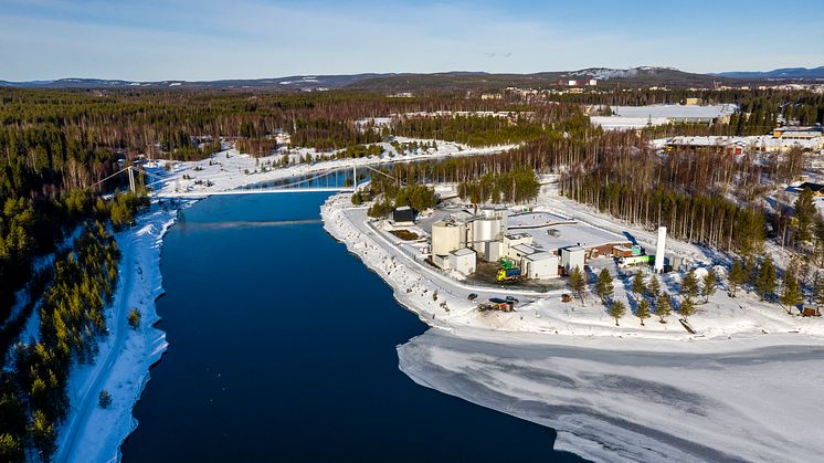 Biogasanläggningen i Boden. Foto: Mats Engfors, Fotographic