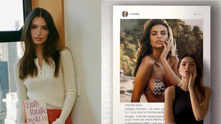 Images from Emily Ratajkowski's Instagram page