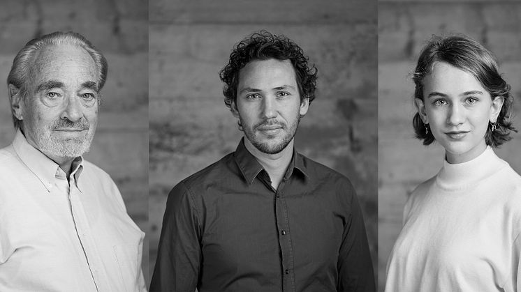 Drei von über 40 Darstellerinnen und Darsteller bei Goethes ‹Faust 1&2› am Goetheanum: Urs Bihler, Bernhard Glose und Ludowika Held (Fotos: Lucia Hunziker)