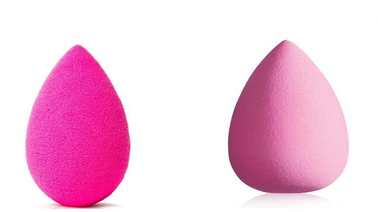 Image on left from Beautyblender website, image on right from Avon website