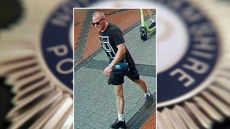 Police would like to trace this man following an unprovoked attack on an e-scooter rider