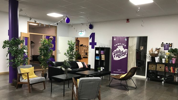 I 16 olika rum finns det plats för möten, dans, spel, läxhjälp och  mycket mer. Organisationen Helamalmö finns nu i en av MKBs lokaler vid Nydalatorget i Malmö.