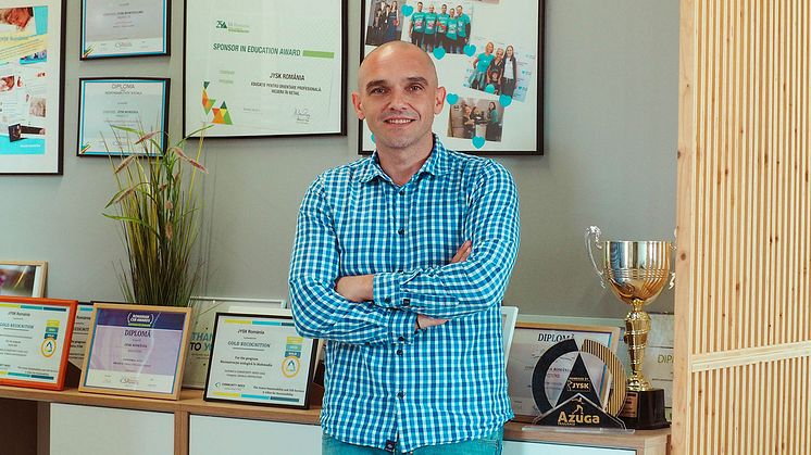 Raul Ardelean a început să lucreze în JYSK în anul 2008, în Arad.
