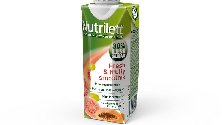 Nutrilett Fresh & Fruity Less sugar smoothie