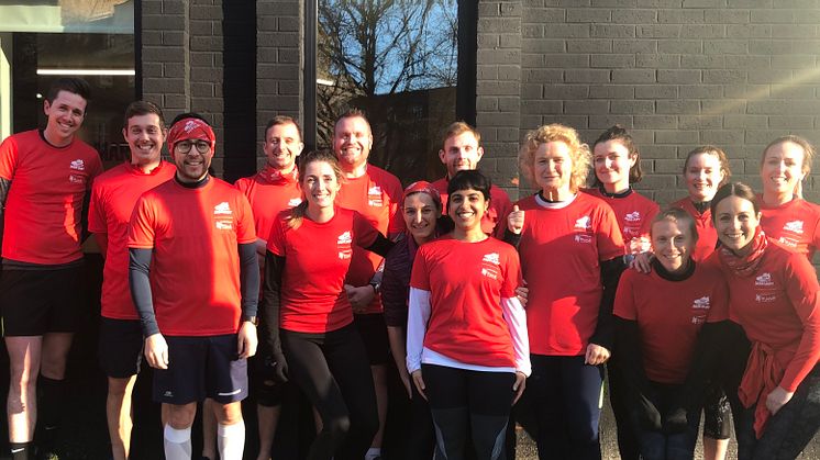 House of Sport residents supported the Red January campaign at the start of 2020.