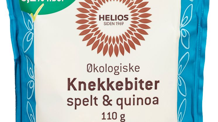 Helios knekkebiter med spelt og quinoa økologisk 110 g