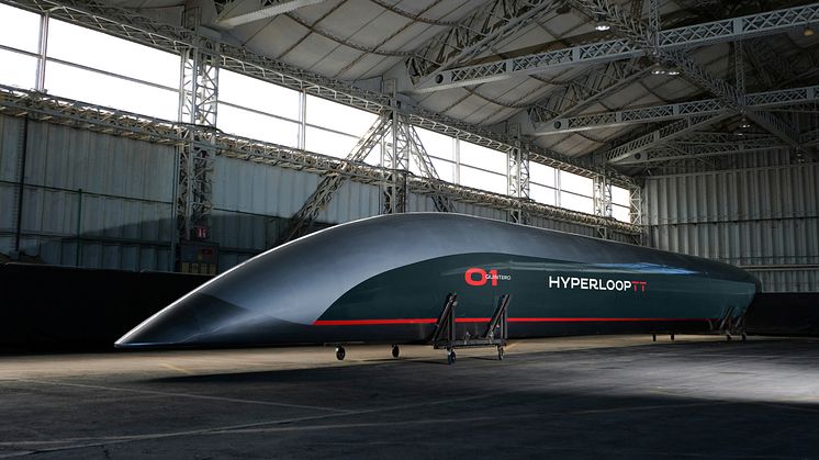 Hyperloop TT capsule in Tolouse