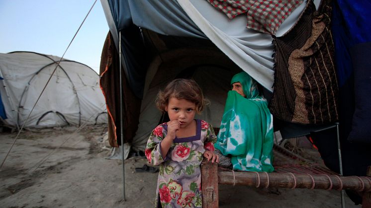 Många barn traumatiserade efter översvämningarna i Pakistan