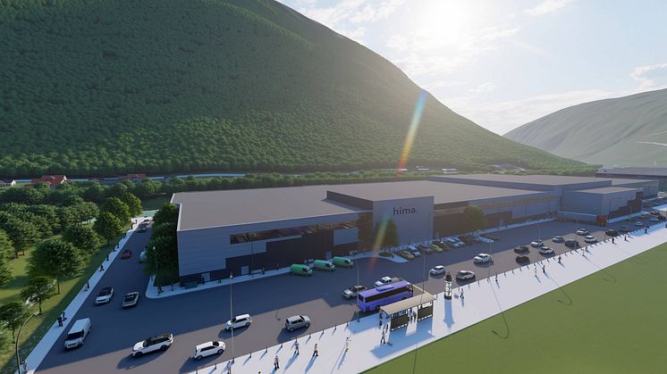 Illustration of Hima Seafood's planned facility. 