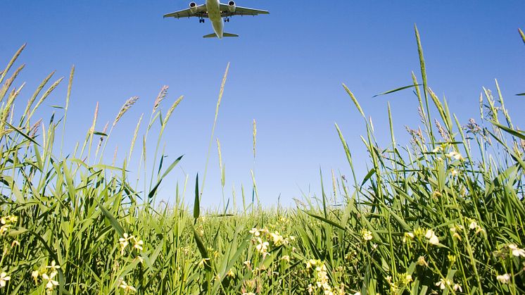 ​Kvot för biobränsle minskar flygets klimatpåverkan