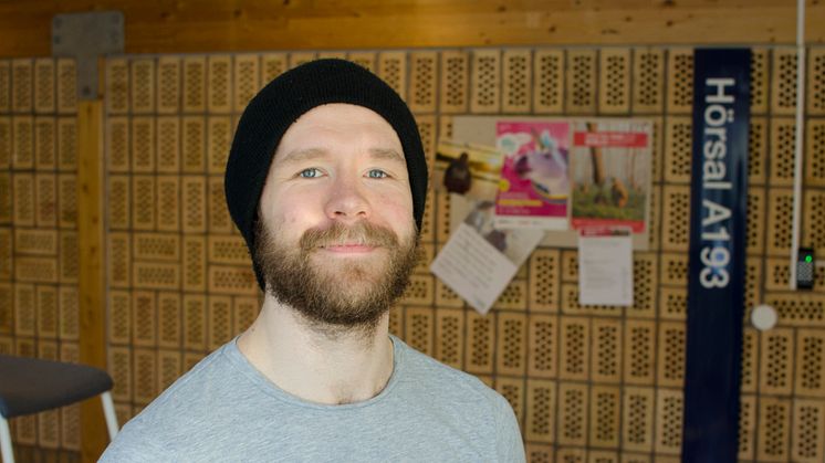 Johan Bergstrand, student i datorgrafik vid Luleå tekniska universitet