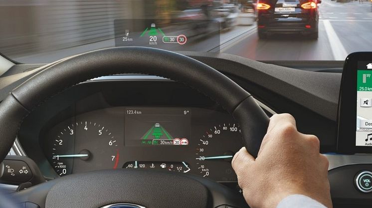 Head-up display i Ford Focus
