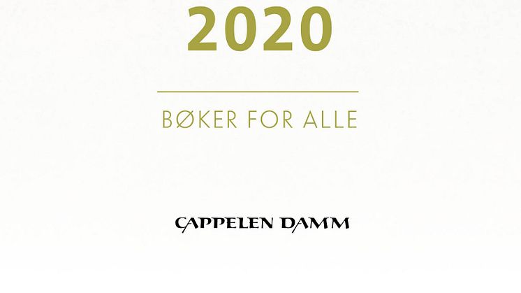 ​Minner om at Cappelen Damm presenterer høstens bøker i morgen - tirsdag 18. august - kl 11.00.