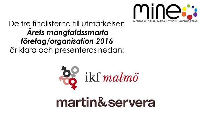Martin & Servera nomineras för sitt mångfaldsarbete