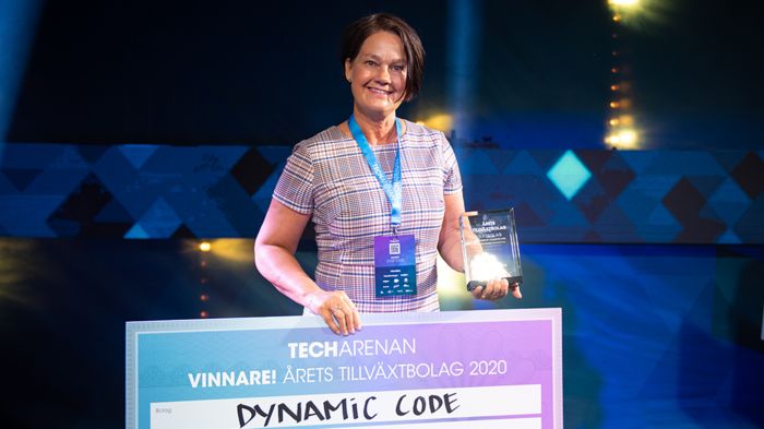 Dynamic Code wins the prize for the growth company of the year
