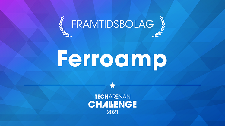 Ferroamp är finalist i Techarenan Challenge.