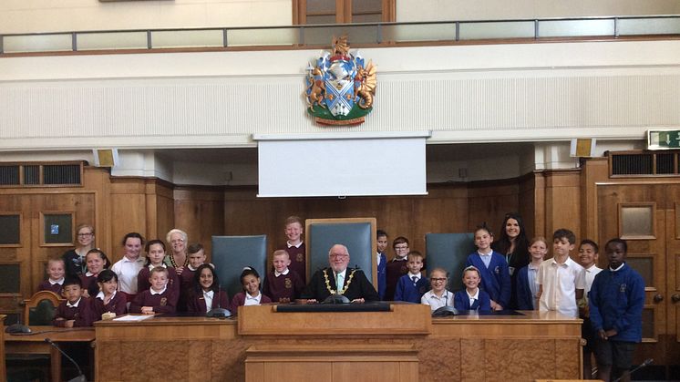 ​Mayor quizzed by primary school pupils