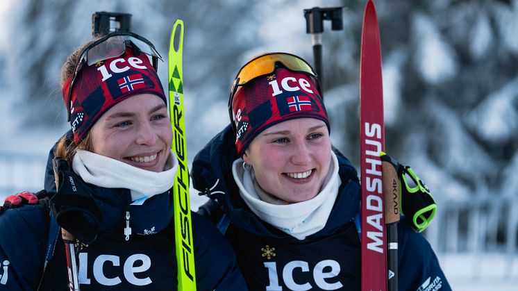 SKAL TIL SLOVAKIA: Ida Lien (til venstre) og Jenny Enodd er begge tatt ut til Europamesterskap i Brezno-Osrblie. Foto: Emil Sørgård/NSSF