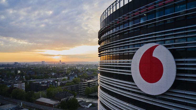 Die Vodafone Deutschland Zentrale in Düsseldorf.