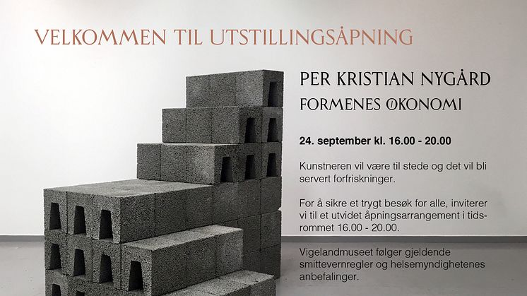 Per Kristian Nygård - Formenes økonomi. Utstilling Vigelandmuseet 25.09.2020 - 14.02.2021