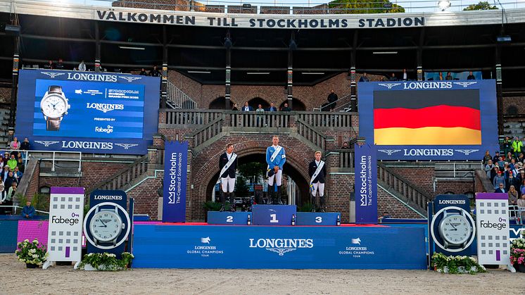Christian Ahlmann tops legendary jump-off in Longines Global Champions Tour Grand Prix of Stockholm
