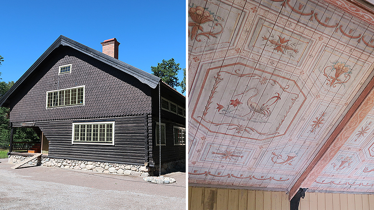 Ytterligare ett steg har tagits i renoveringen av Strömsborg - takmålningarna har konserverats och restaurerats.