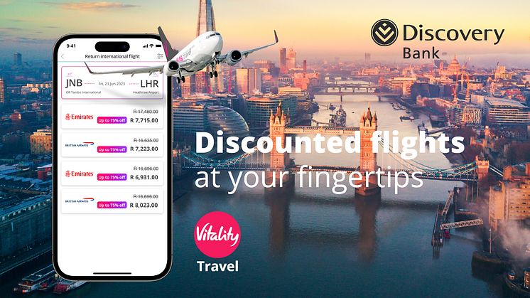 Discovery Bank app now geared for flight bookings 