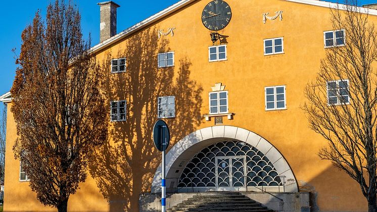 Listers Härads Tingshus på Ungersgatan i Sölvesborg. Foto: Sölvesborgs kommun