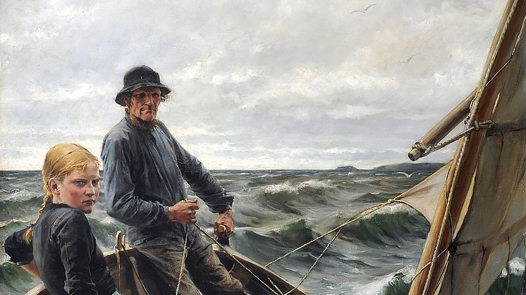 Albert Edelfelt, På havet (1883). Foto: Göteborgs konstmuseum