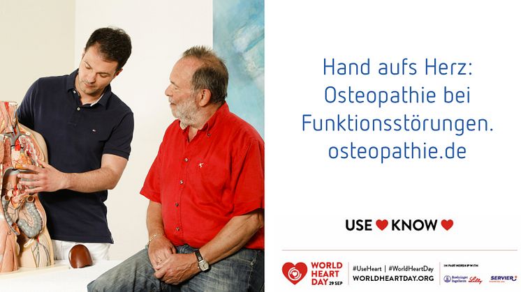Hand aufs Herz: Osteopathie bei Funktionsstörungen / Verband der Osteopathen Deutschland (VOD) e.V. zum Weltherztag am 29. September 2023
