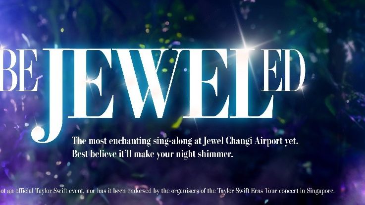Changi Airport Group invites Swifties to “beJEWELed”, the biggest and most enchanting sing-along event  in Jewel Changi Airport