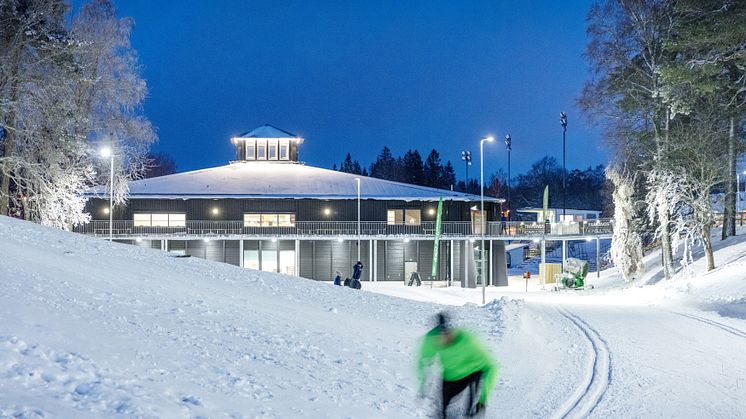 Den 5 februari 2021 invigs Billingecentret, den nya samlingspunkten på Billingen Skövde. Foto: Tobias Andersson/Next Skövde