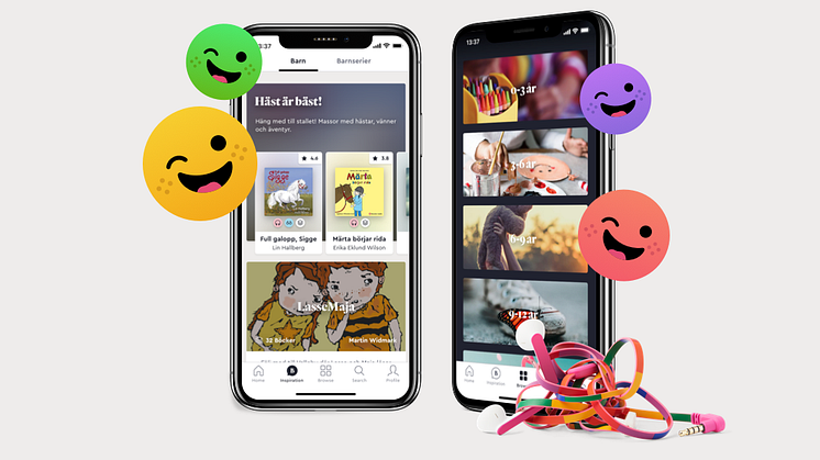 BookBeat lanserar en barnversion av appen