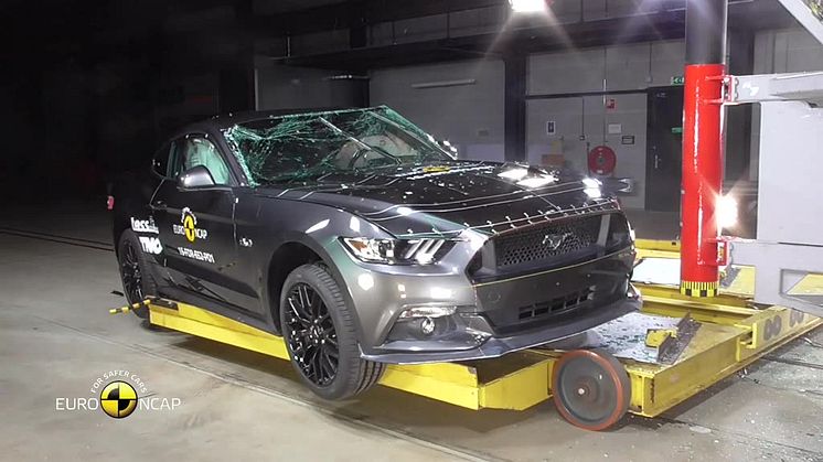 Ford Mustang crash tests 2017