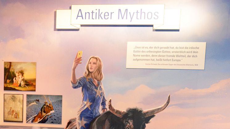 Blick in die Ausstellung "Deutsche Mythen seit 1945"