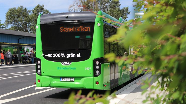 Ny helt elektrifierad stadstrafik startar i Lund i augusti