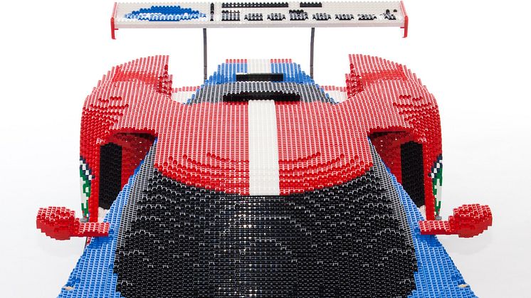​LEGO-udgaven af Ford GT bliver vist frem ved Le Mans
