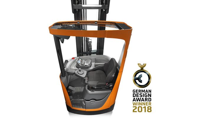 German Design Award 2018 till skjutstativtrucken BT Reflex R-serien